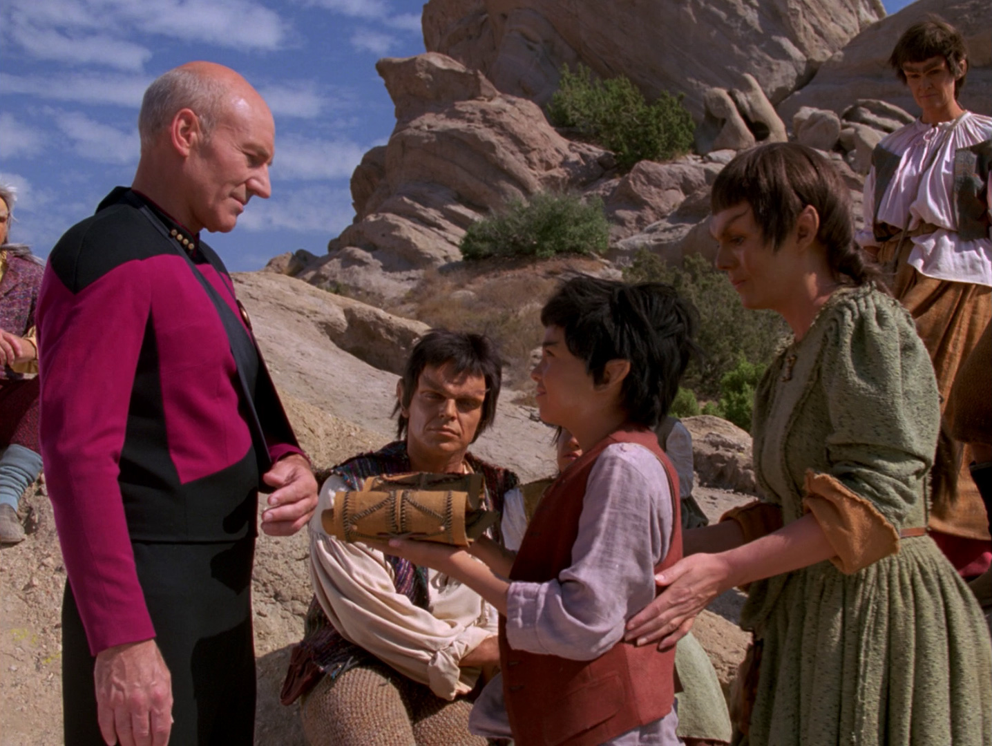 Scene from Star Trek TNG